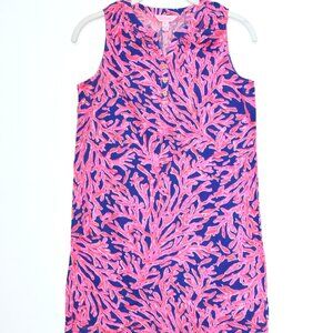 NWOT Lilly Pulitzer Mini Essie Tropical Pink Did You Catch That Coral Dress  XL
